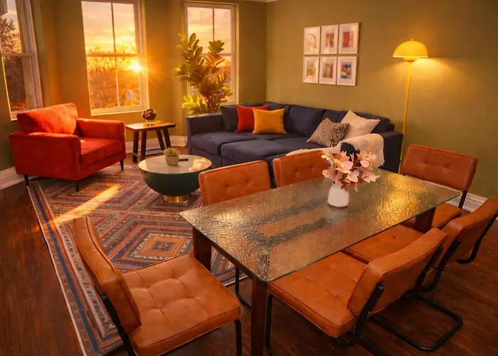 King Bed 6br With Pool Table Sleeps 16 Near Humboldt Park *
